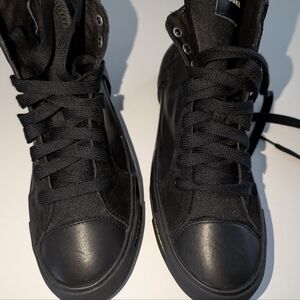 Diesel Black Sneakers High-Top Athletic Shoes